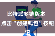 比特派多链版本 点击“创建钱包”按钮
